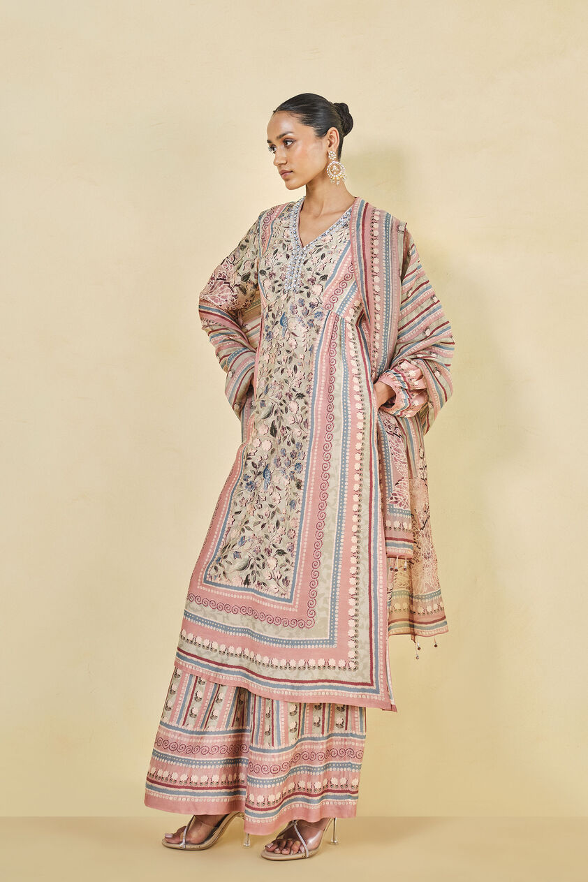 Adhija Lyocell Suit Set - Blush, Blush, image 2